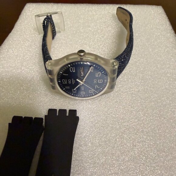 Swatch watch rebel blue face - Picture 5 of 6